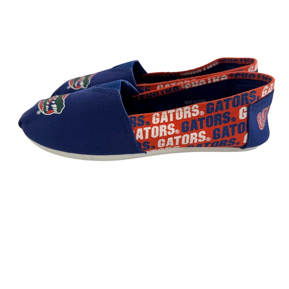 FOCO Florida Gators NCAA Stripe Canvas Slip On Flats Women’s S Fits 5.5–6 - Picture 4 of 8